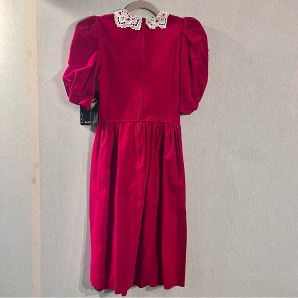 Vintage velvet Picture Me red dress - Picture 4 of 4